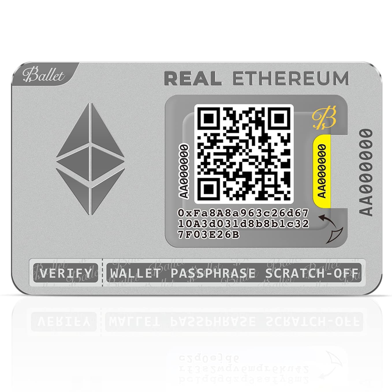 Ballet REAL Ethereum - The Easiest Cryptocurrency Cold Storage Card - Crypto ...