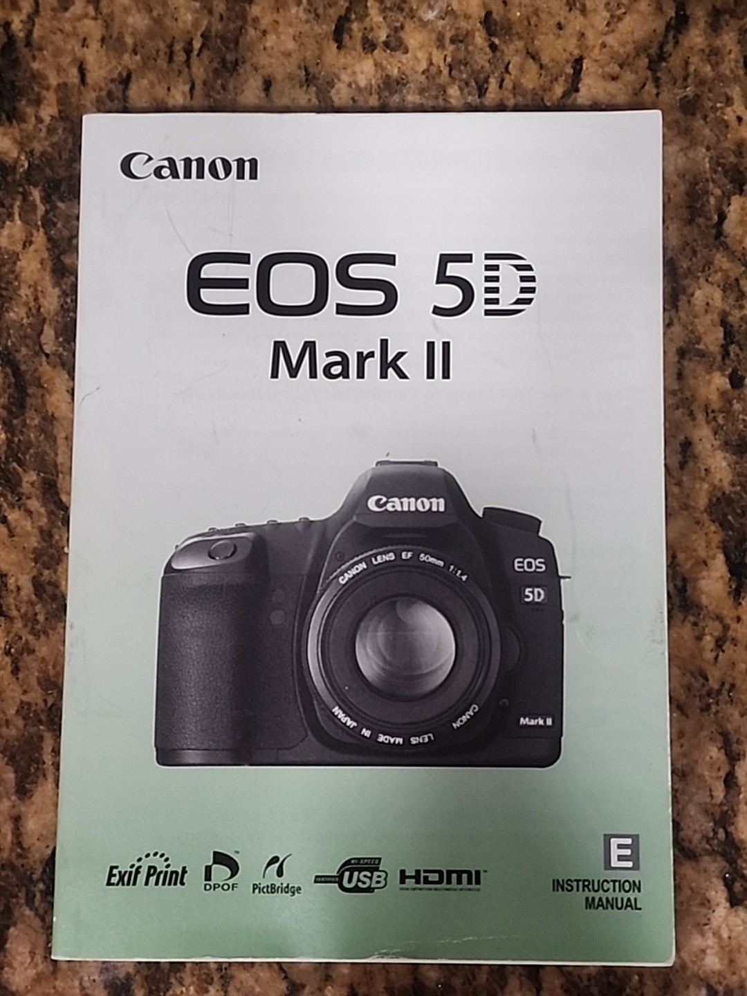 Canon EOS Rebel T2i / 5D Genuine Camera Instruction Manual /Guide English