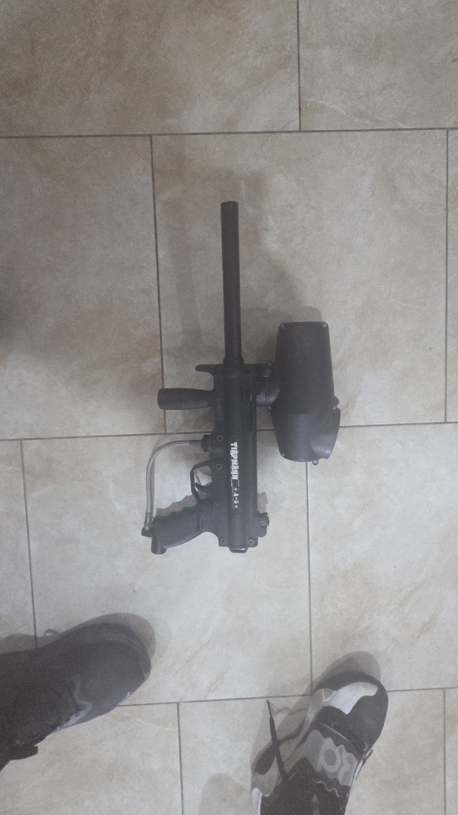 Tippmann A-5 Paintball Marker w/ Tanks & Accessories in Travel Bag