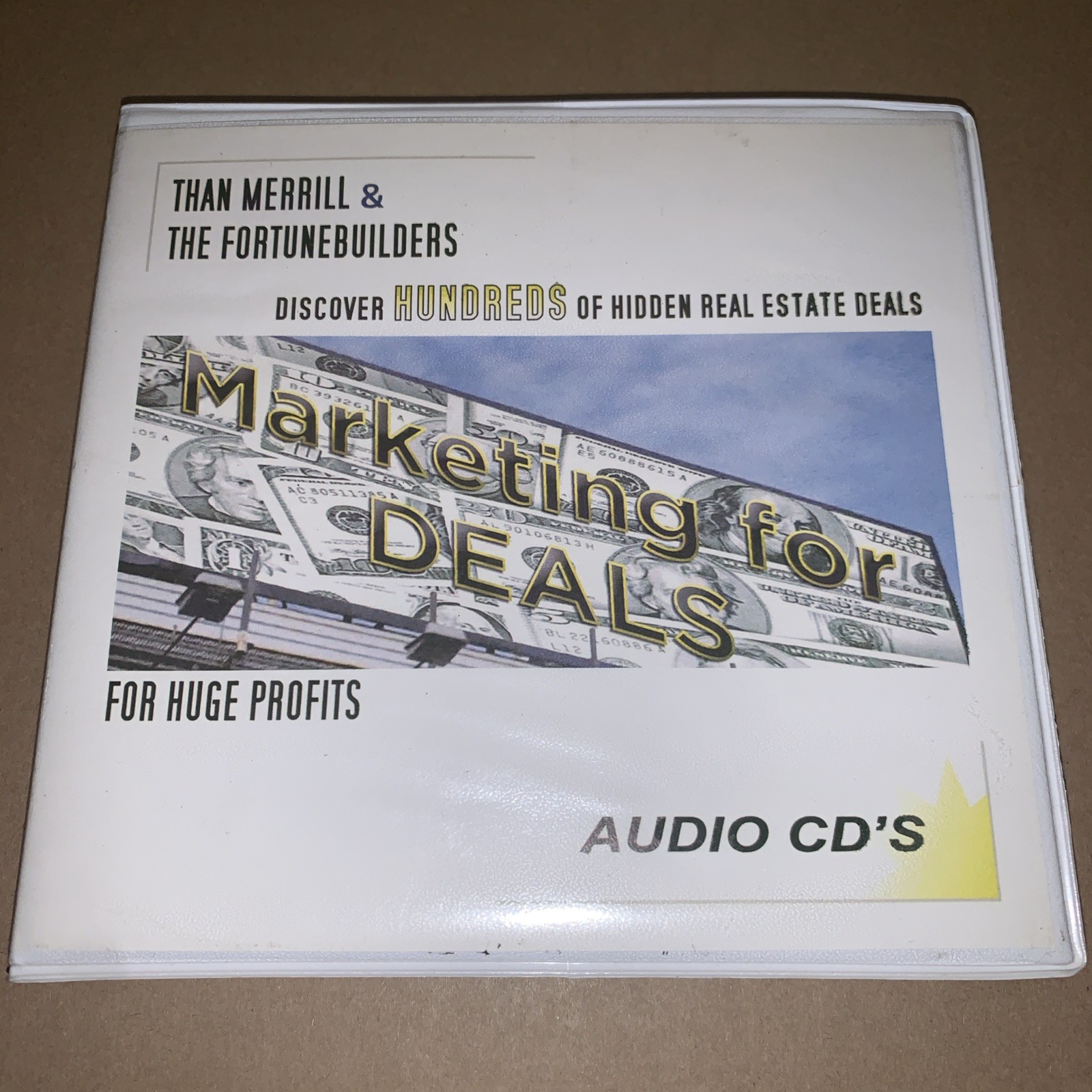 Than Merrill & The Fortune Builders Marketing For Deals Real Estate (7 CDs only)