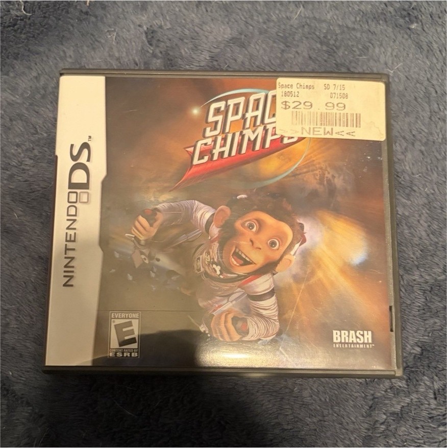 Brash Entertainment Nintendo DS Space Chimps DVD Keep Case Original Box