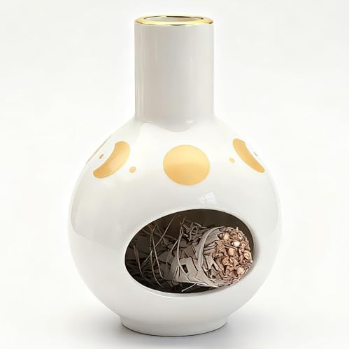 Incense Burner Holder for Palo Santo Sticks,Sage,Cone Incense,Handcrafted 