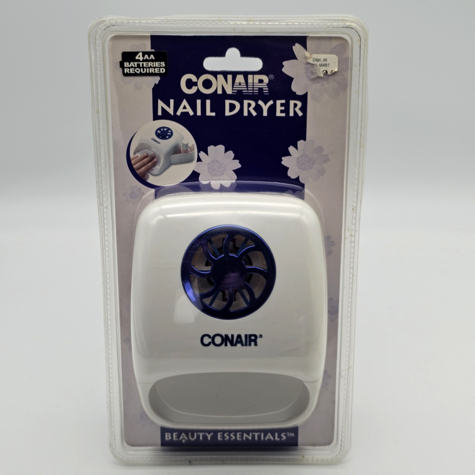 CONAIR Nail Dryer Auto Pressure Activated Portable Manicure Pedicure Machine