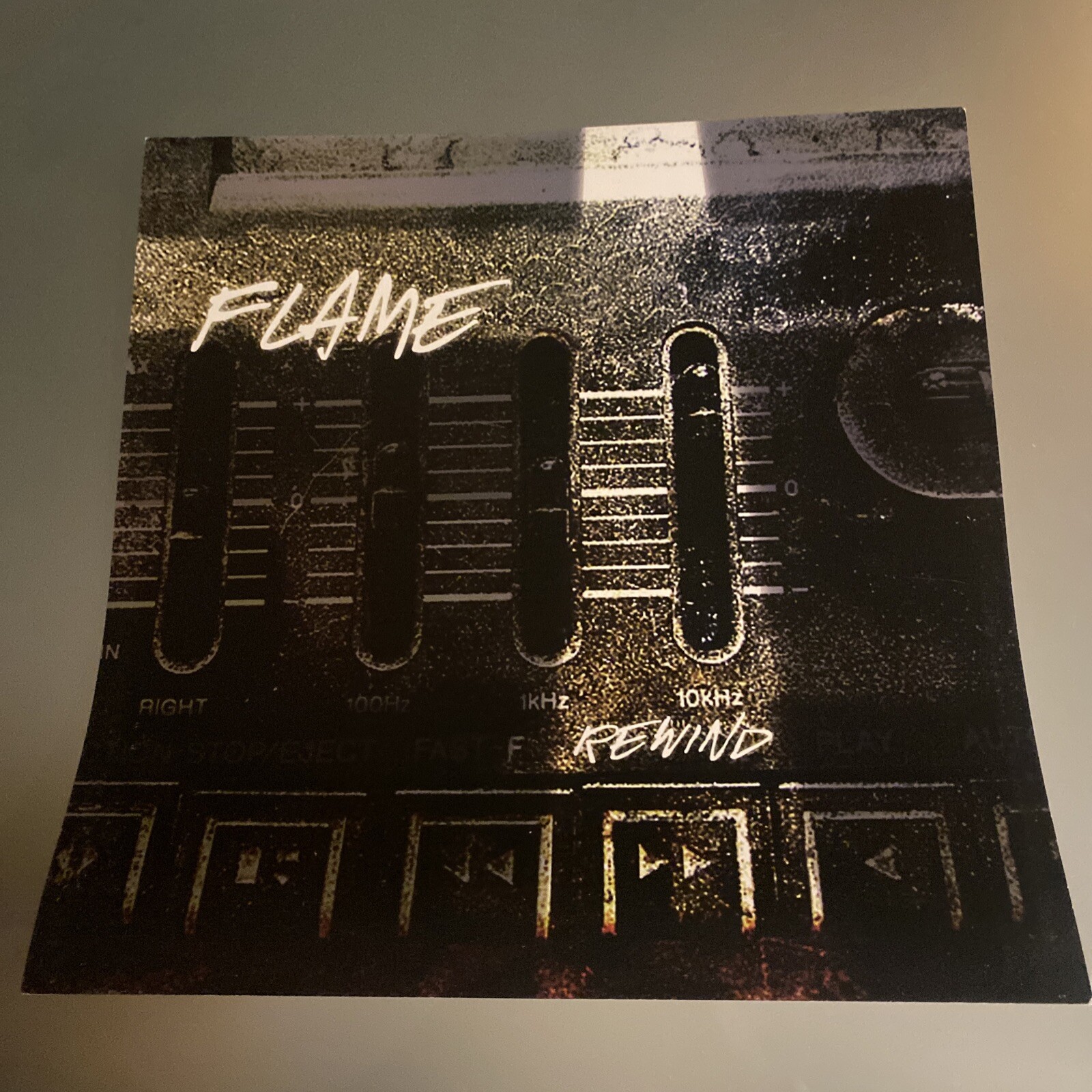 Flame Our World Fallen, 12x12, Album Flat Poster Christian Hip Hop Rap