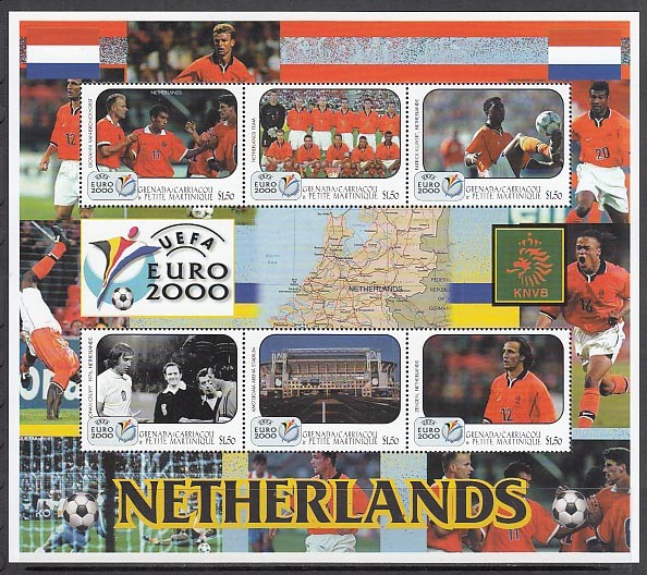 Grenada-Grenadines - Mail Yvert 2717/22 ** MNH Football