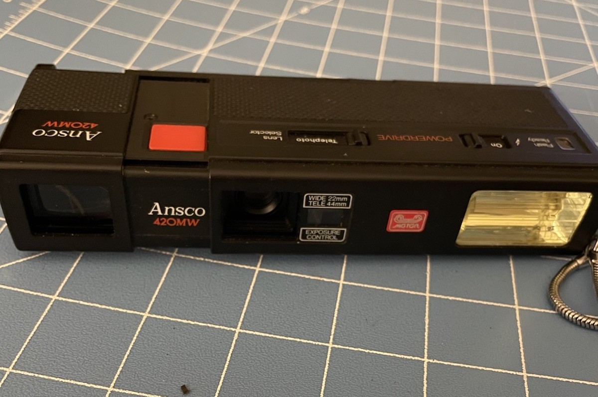 Ansco 420MW 22mm Wide 44mm Telephoto Powerdrive READ