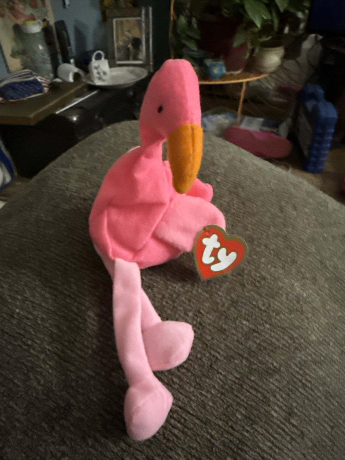 Ty Teenie Beanie Babies Pinky the Flamingo Plush Toy Happy Meal McDonald’s