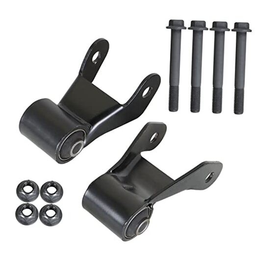  Leaf Spring Rearward Shackle Bracket Kit Replacement for Chevy Avalanche 