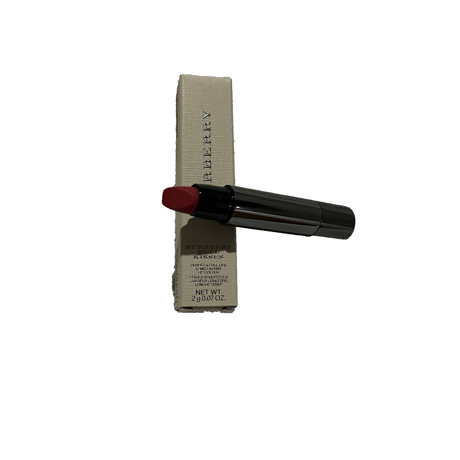Burberry Full Kisses Shaped & Full Lips Long Lasting Lip Color Military Red 553