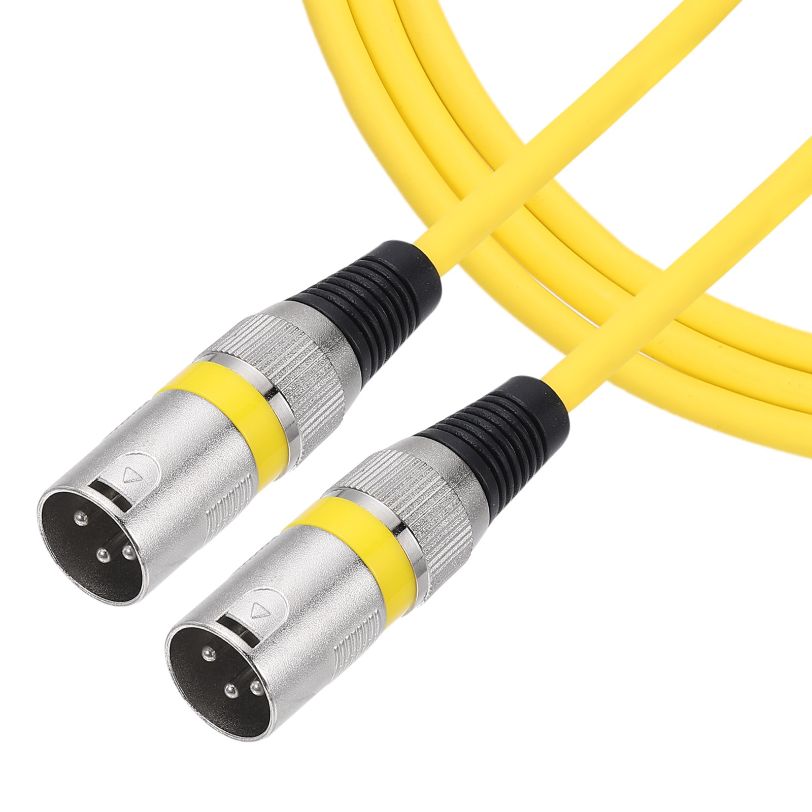 10ft 3 Pin XLR Male to Male Mic Cable XLR Audio Professional Adapter, Yellow