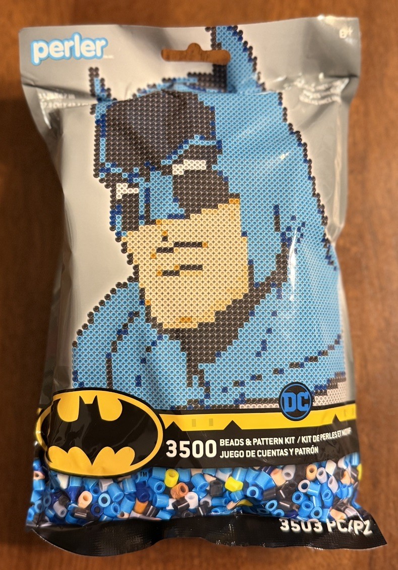 Factory Sealed Perler 3500 Dc Batman Beads & Pattern Kit #80-11104