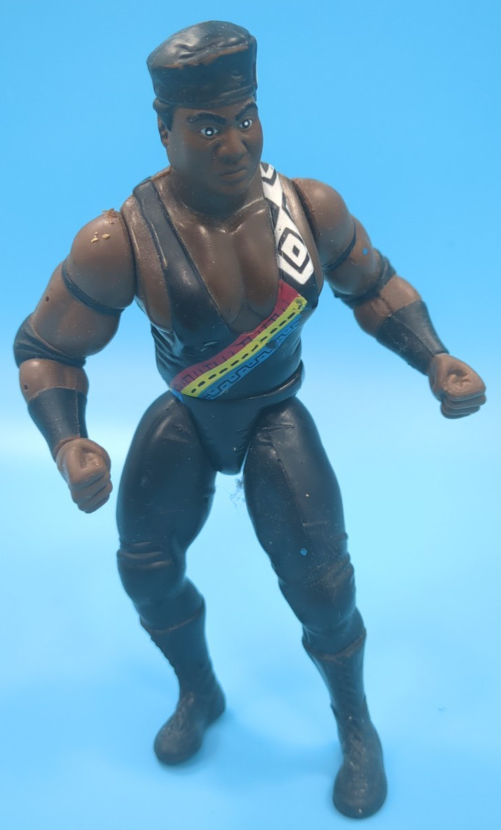 Koko B Ware WWF Hasbro Wrestling Figure 1990s Black Gear