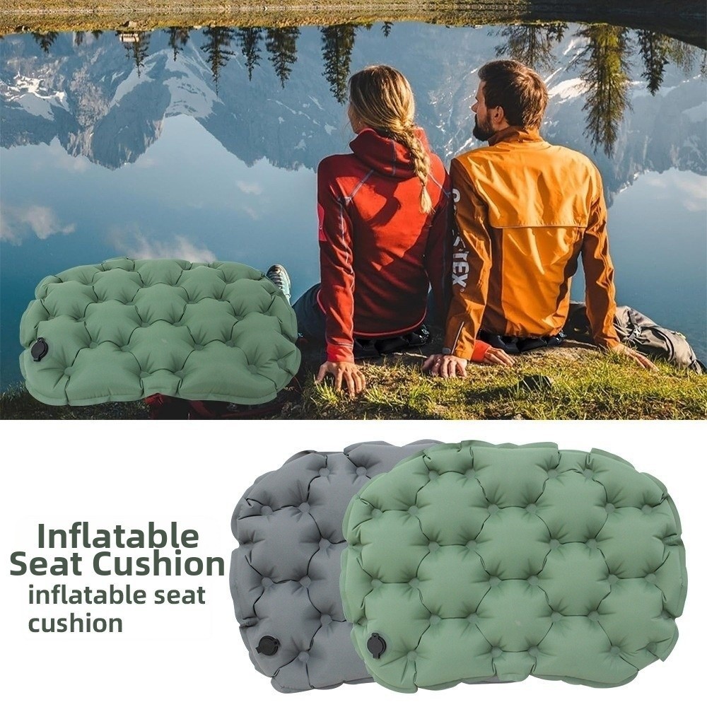 Travel Chair Cushion Moisture-proof Camping Chair Pad Inflatable Seat Cushion