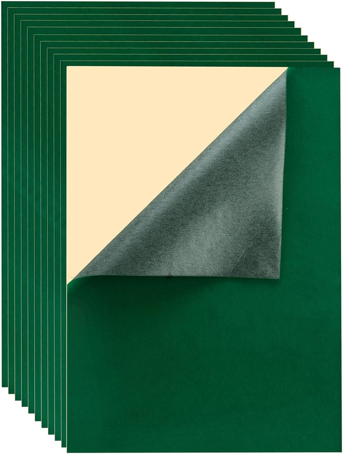 10PCS Self Adhesive Felt, DIY Self Adhesive Fabric for Art & Crafts, Peel and St