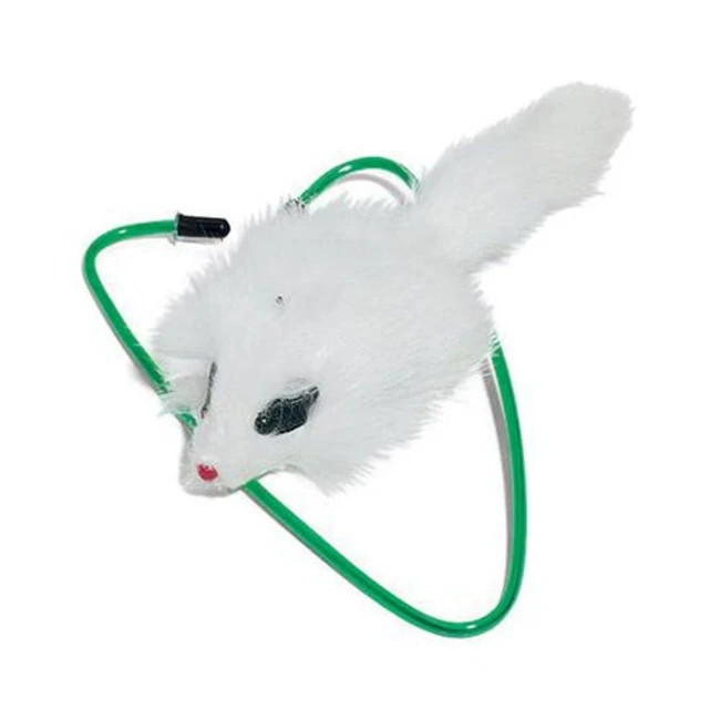 Ethical Products A-Door-Able Fur Mouse Plush Cat Toy Door Hanger