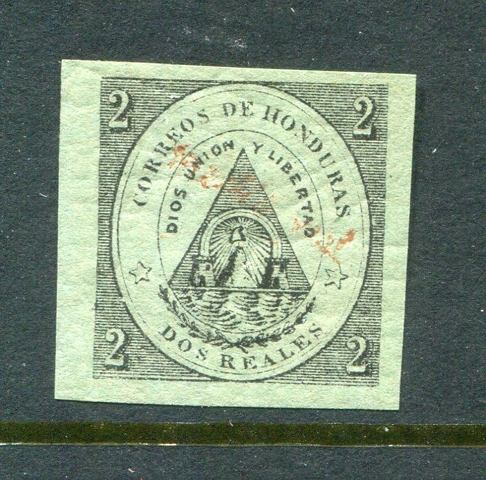 Honduras #24 Coat of Arms 2 R. [Mint Lightly Hinged]