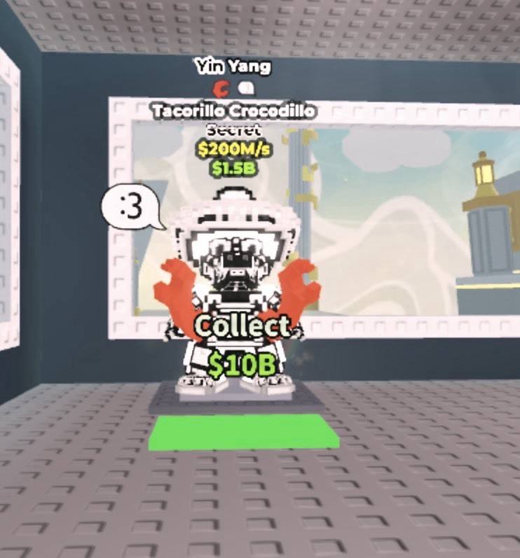 ⚠️READ DESCRIPTION BEFORE PURCHASING⚠️ Yin Yang Tacorillo Crocodillo 200M/S