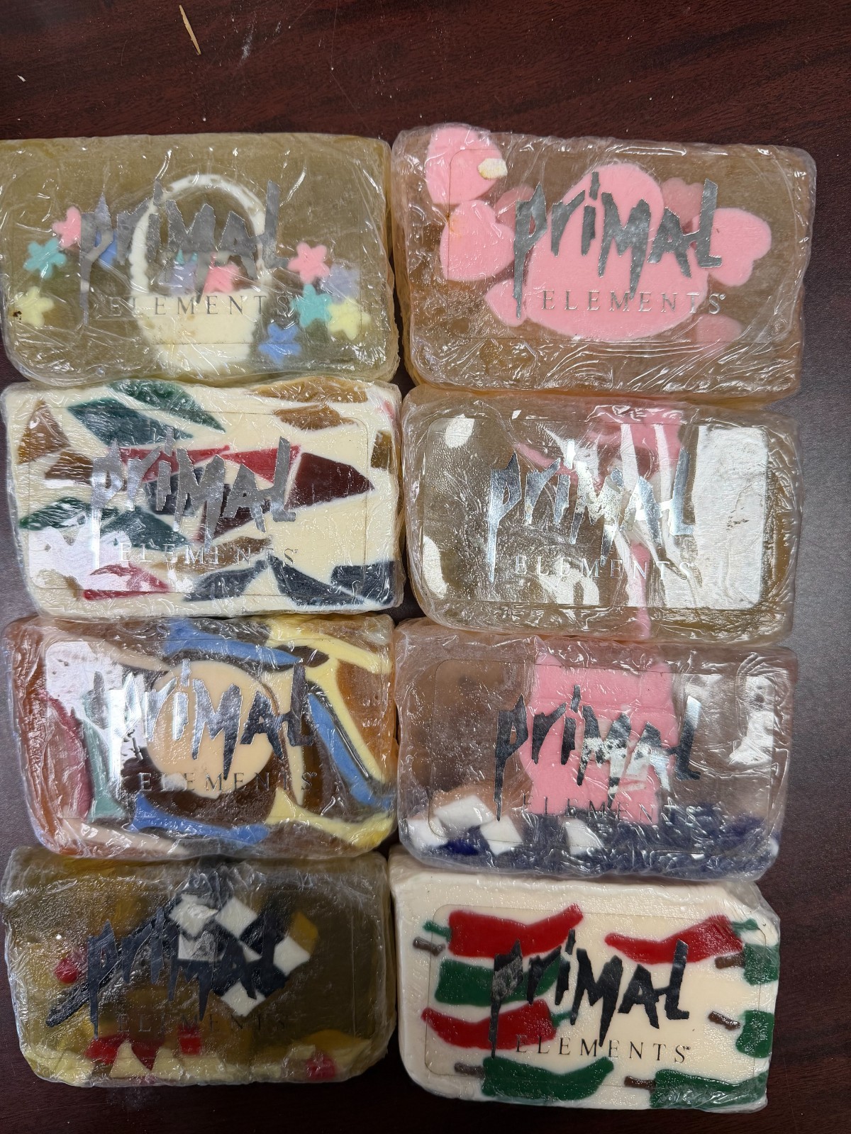 Lot of 8 Primal Elements Discontinued Collectible Designs Rare Soaps Brand New