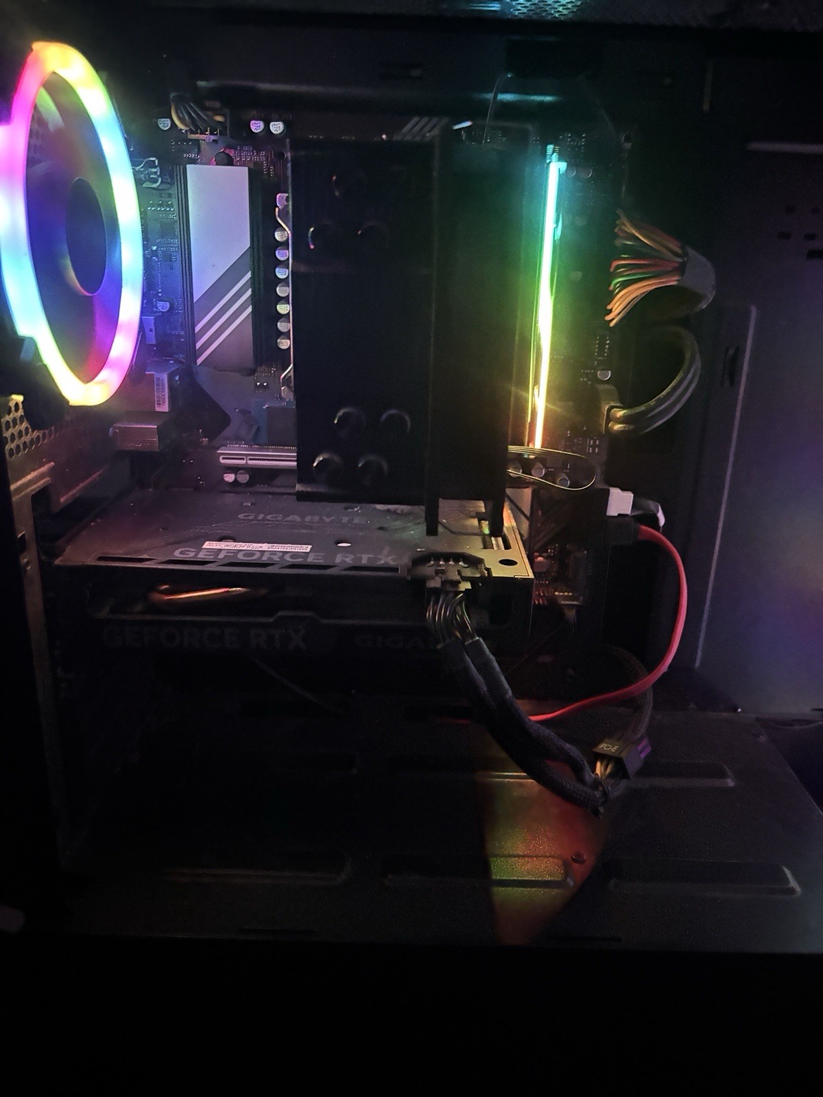 Cooler Master Gaming Tower Desktop NVIDIA GeForce RTX RGB Lighting Black USB