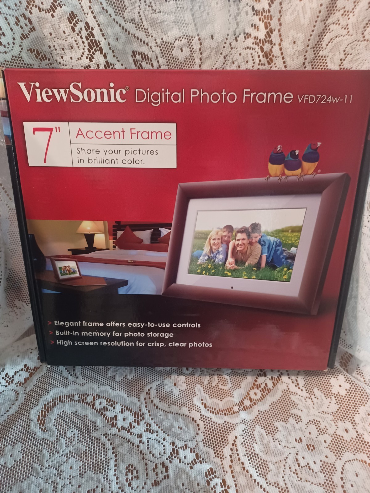 ViewSonic Digital Photo Frame VFD724w-11 7 inches