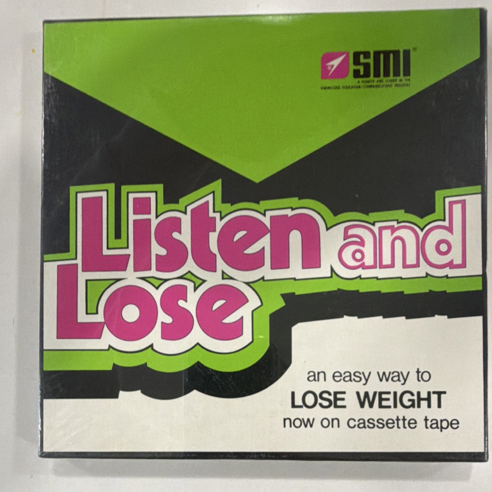 Dr. Robert Parrish Listen and Lose SMI Weight Loss Motivation Cassette -Vintage