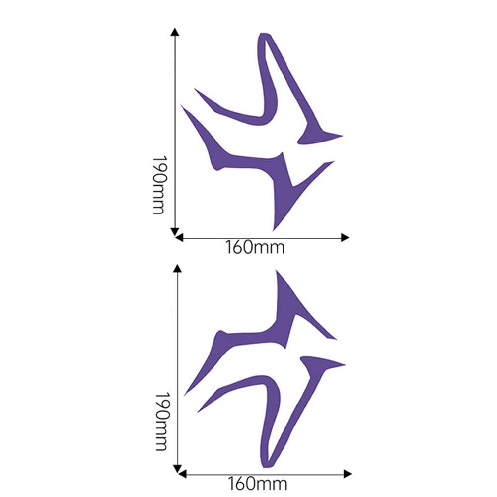 Makeup Stickers Tattoo Stickers, Purple Full Body Laser Stickers D2P3 ACK TYU