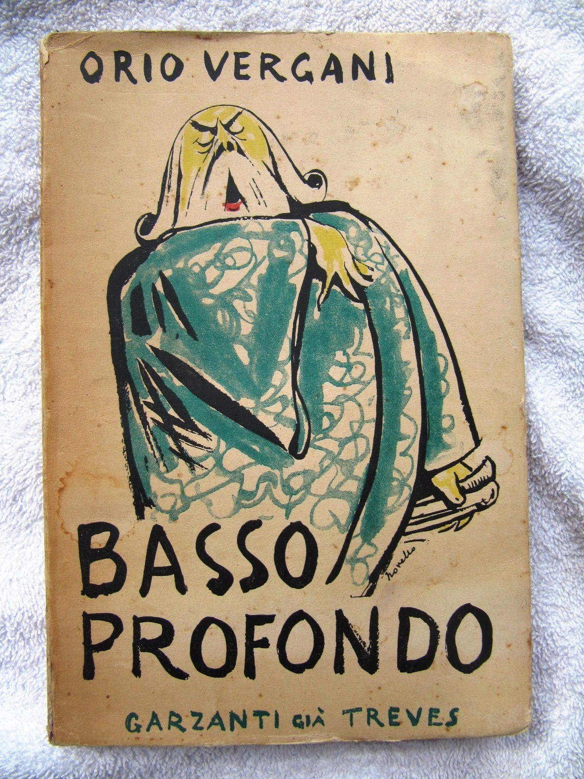 1939 GIUSEPPE NOVELLO Italian Opera CARICATURES ORIO VERGANI BASSO PROFONDO