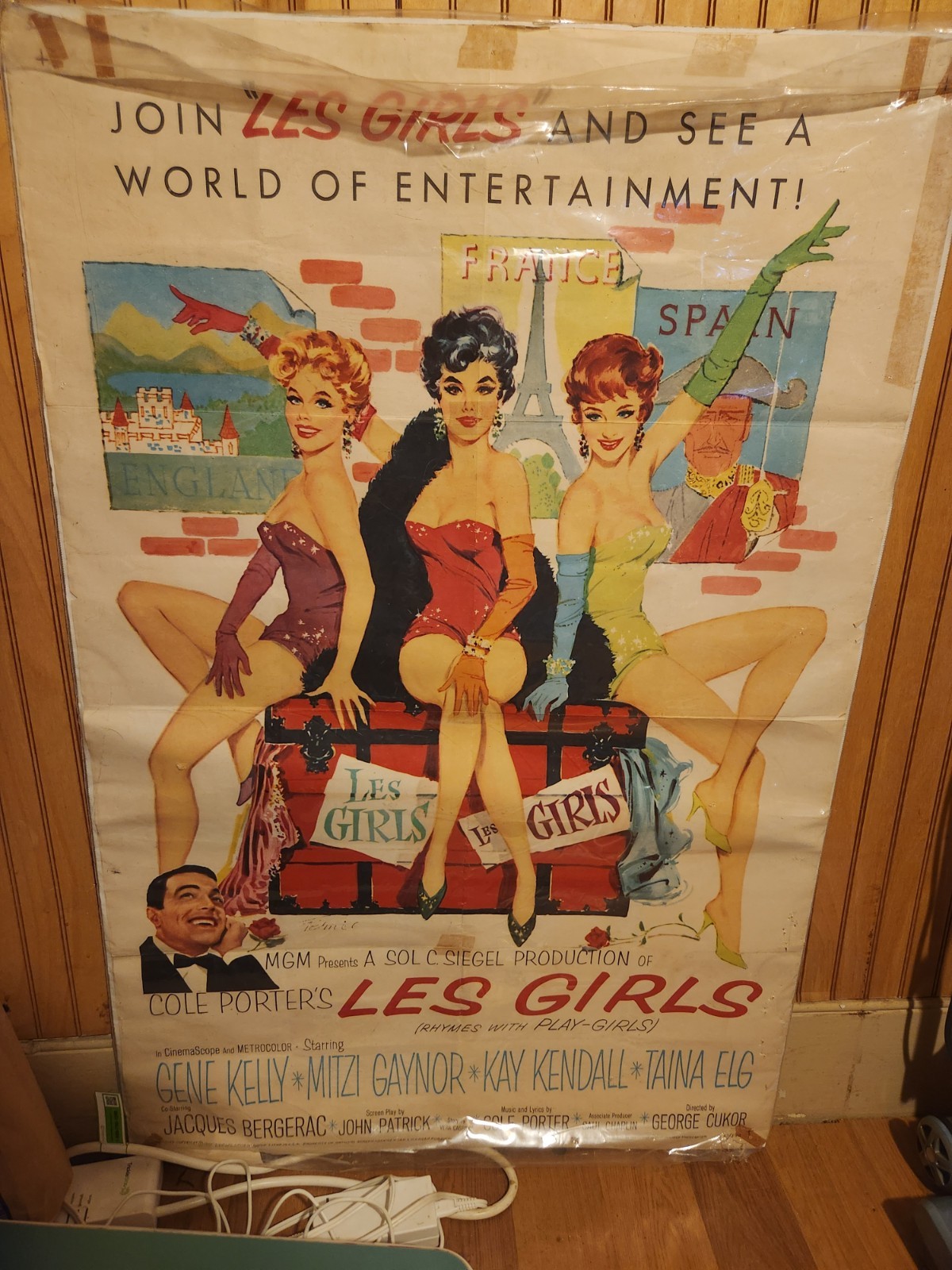 Cole Porters Girls Girls Girls Vintage Movie Poster