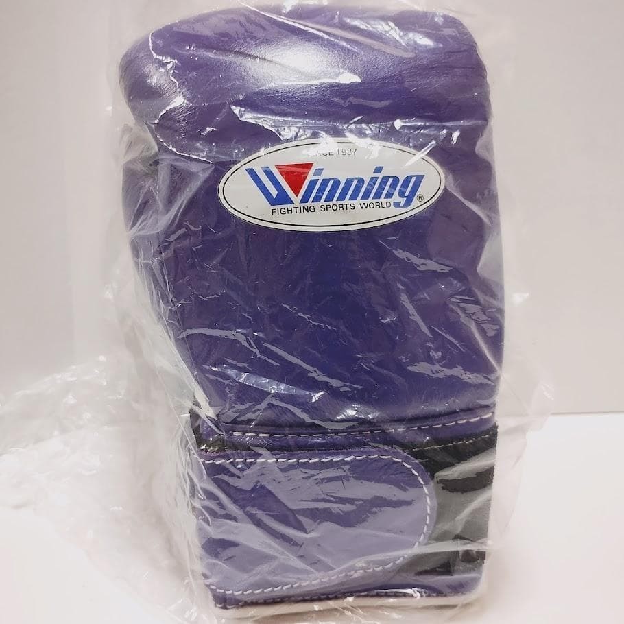 Winning MS-200B 8oz Boxing Gloves Purple Tape Type Training Sparring Authentic