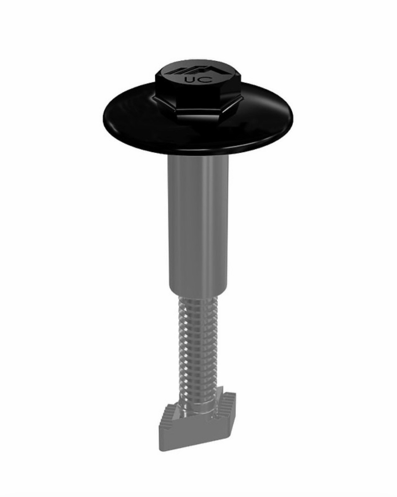 IronRidge UFO-CL-01-B1 Universal Solar Module Clamp Black XR Rail Mount