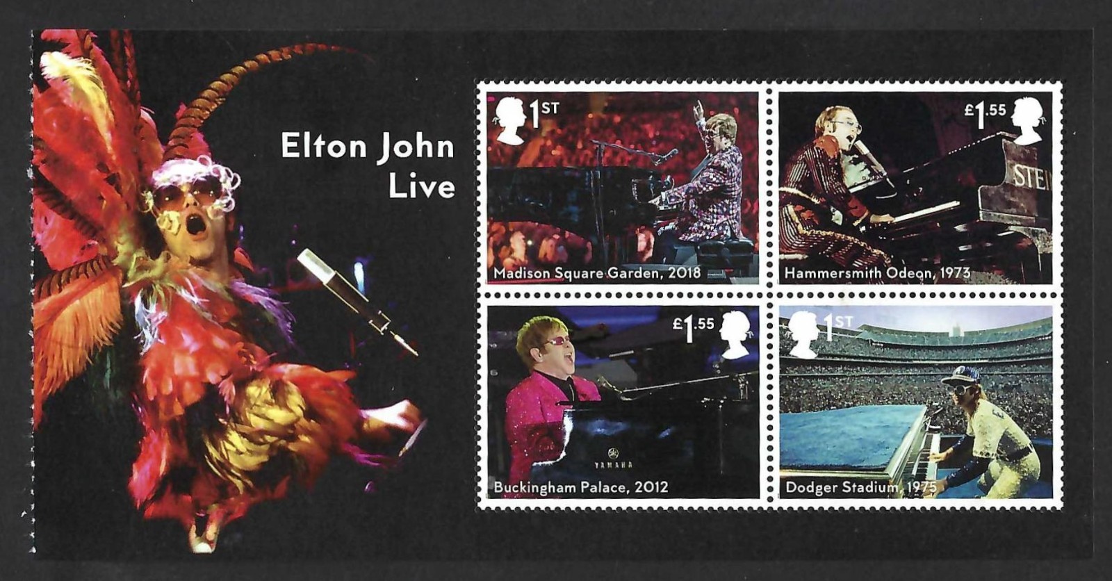 GB Stamps 2019 Elton John Live MS4261 - unmounted mint