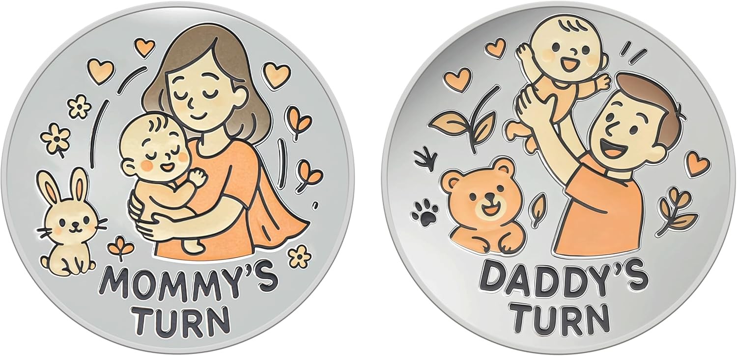 New Mom Gifts - Pregnancy Gifts - First Time Dad Gifts – Funny Double-Sided De