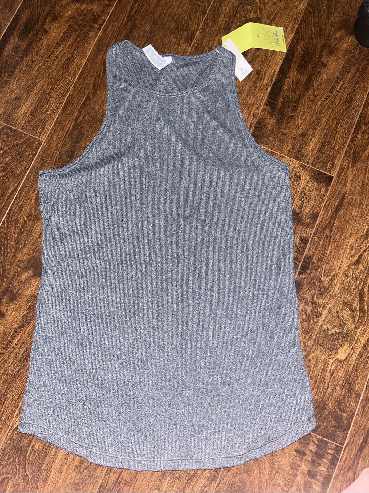 Women's Performance Ribbed Tank Top - All In Motion Charcoal Gray XS
