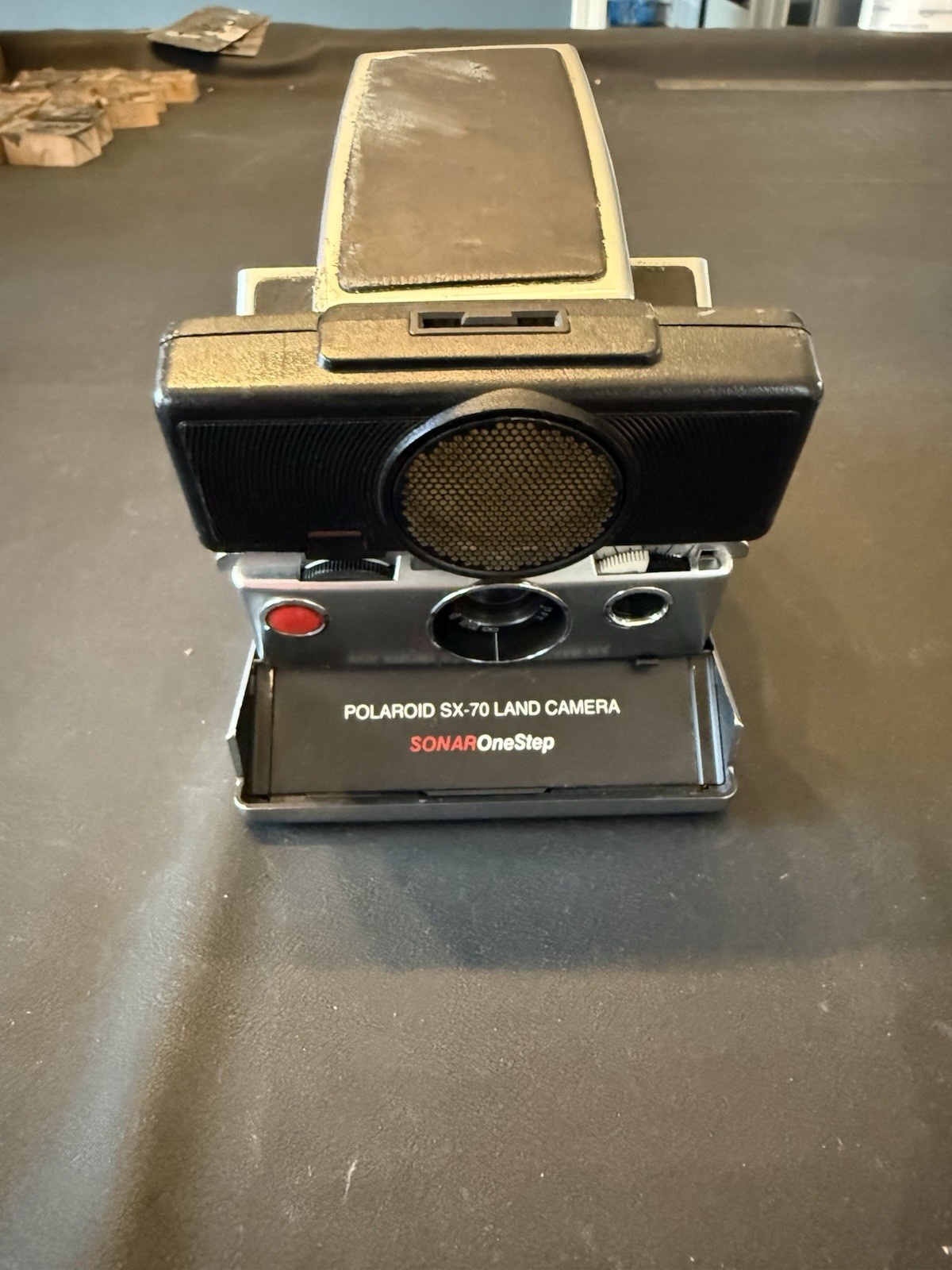 Polaroid SX-70 Sonar OneStep Land Camera Autofocus Folding Vintage USA