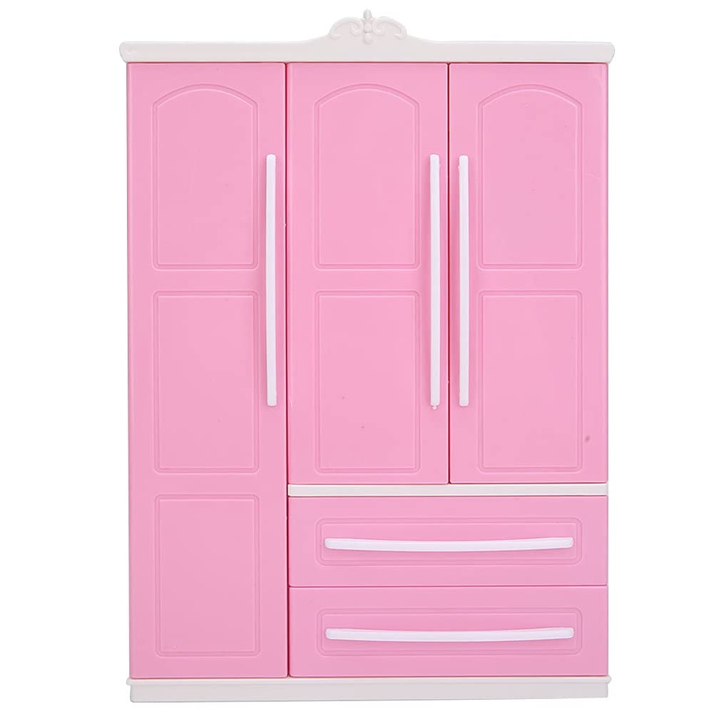 Doll Houses, Barbie Closet, Toys Gift Dollhouse Dollhouse Wardrobe Doll Close...