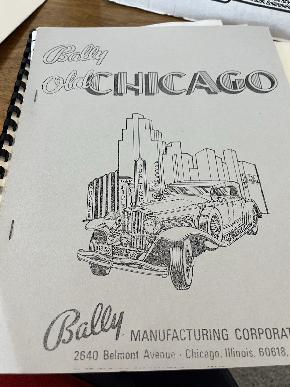 Old Chicago Pinball Manual & Schematic