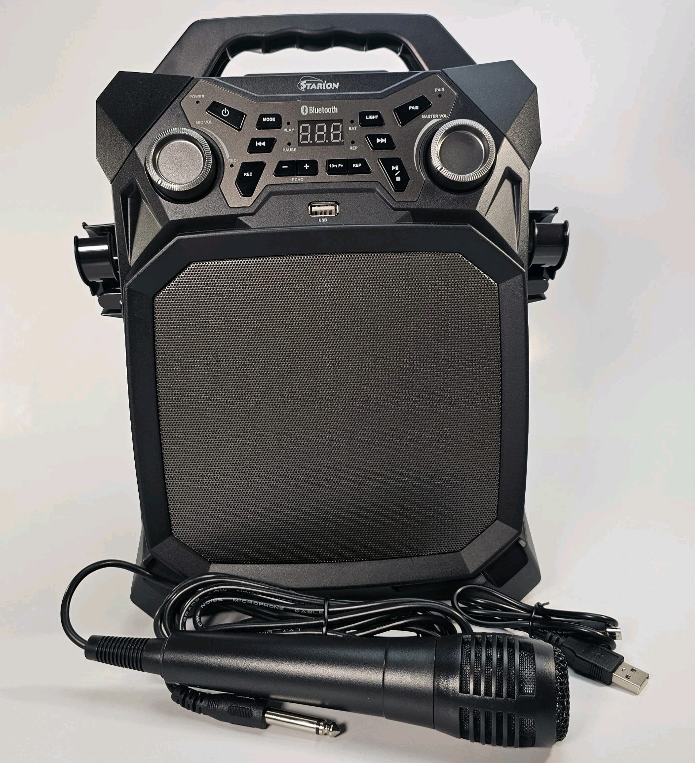 KARAOKE MACHINE STARION KS350-B PORTABLE BLUETOOTH  - BLACK NIB