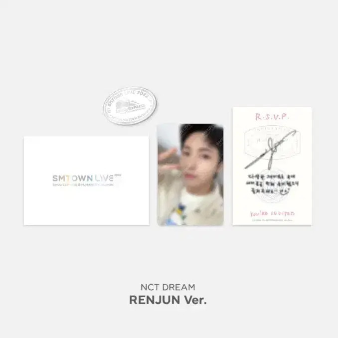 NCT Dream Runjun Unopened Badge & Photocard Set