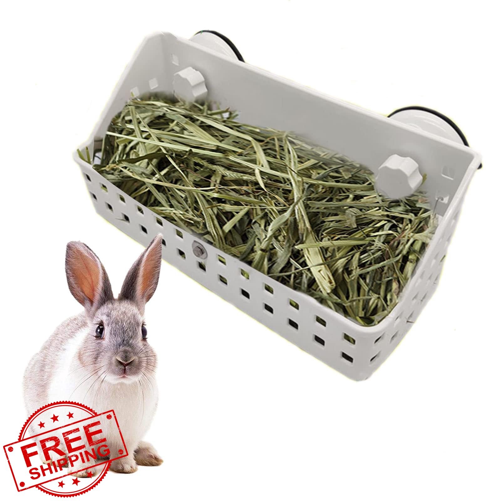 kathson Rabbit Hay Feeder Guinea Pig Chinchilla Small Animal