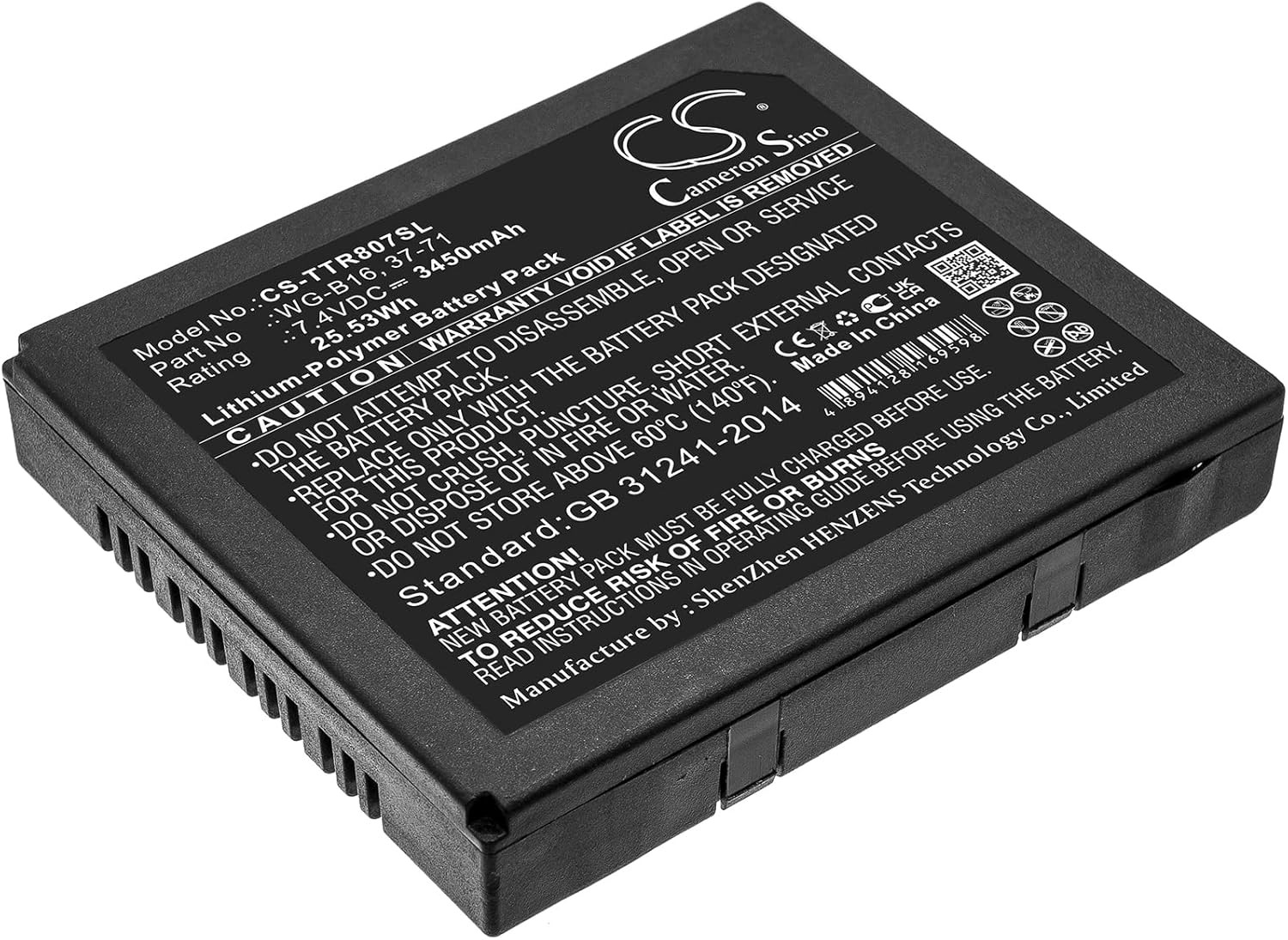 CS Kerui New 3450Mah Replacement Battery for Camview IP Pro, Camview IP Pro 5” C