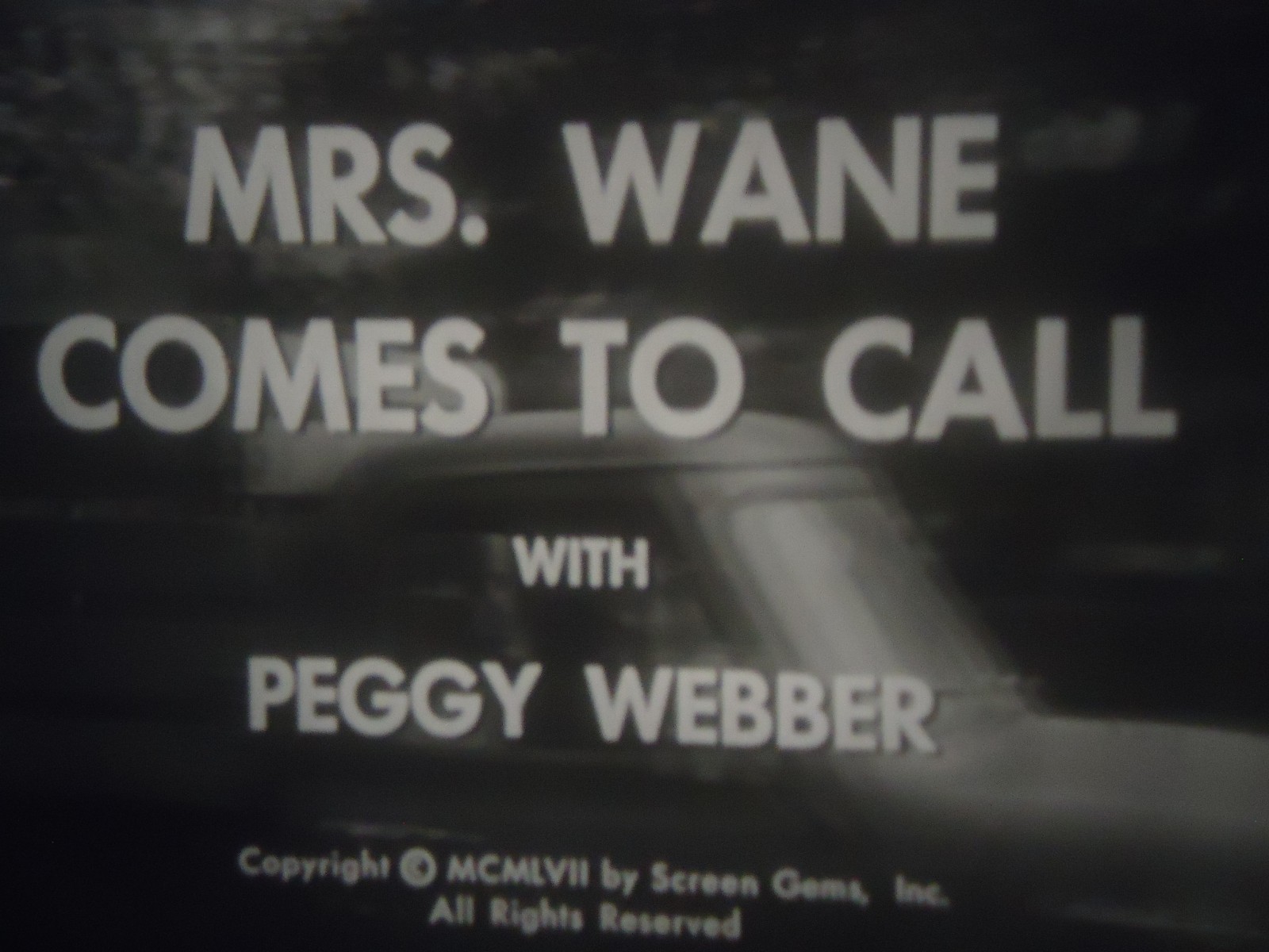16mm    Mrs Wane Comes to Town Phyllis Kirk Arthur Franz 