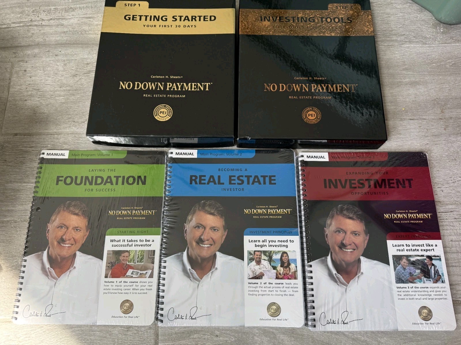 🌟 Carleton H. Sheets No Down Payment Real Estate Program Step 1 And 3 Kits