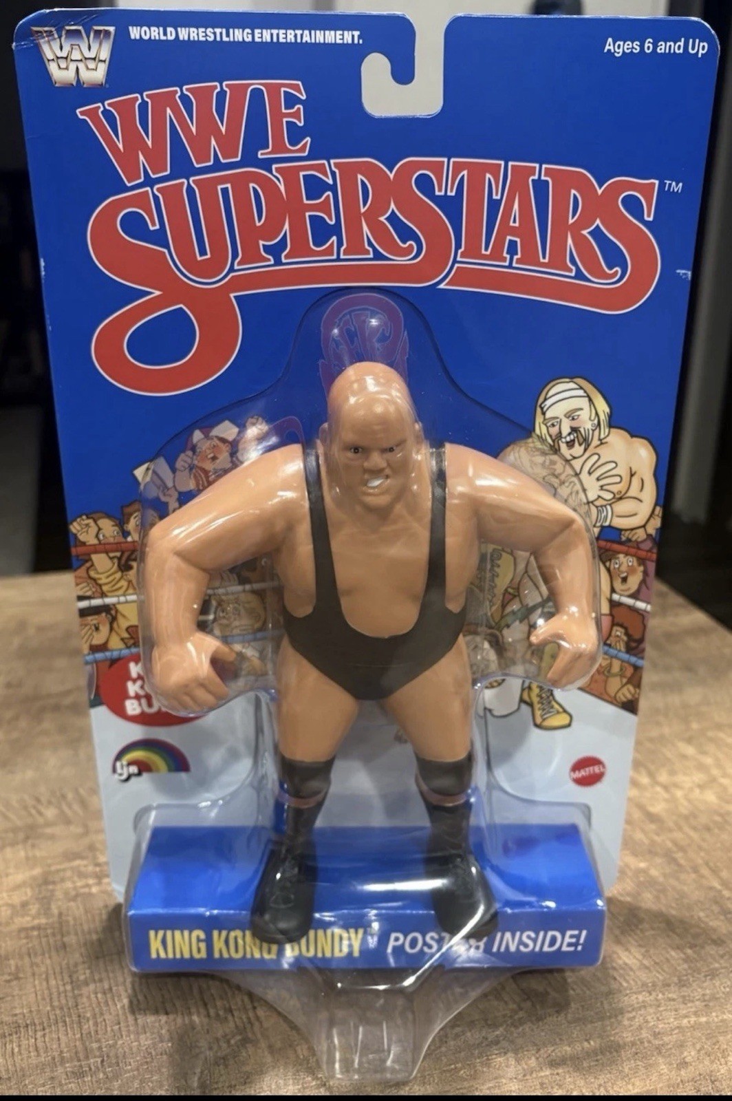 Mattel LJN Retro King Kong Bundy WWE Wrestling Superstars (Brand New)