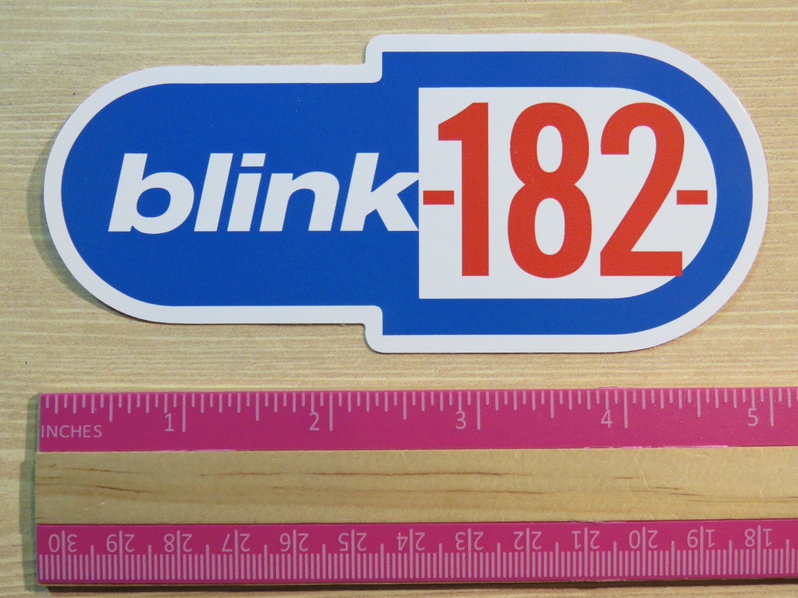 5" Music STICKER ~ BLINK 182: California Quality Crappy Punk Rock Band Est 1992!