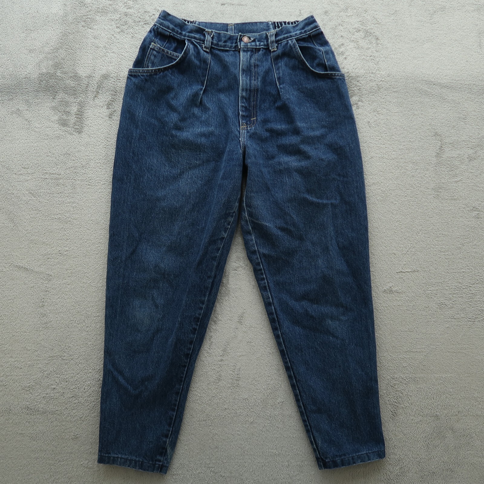 Gap Ferrat Jeans Women's 12 Blue High-Rise Tapered Vintage Denim 28" Inseam