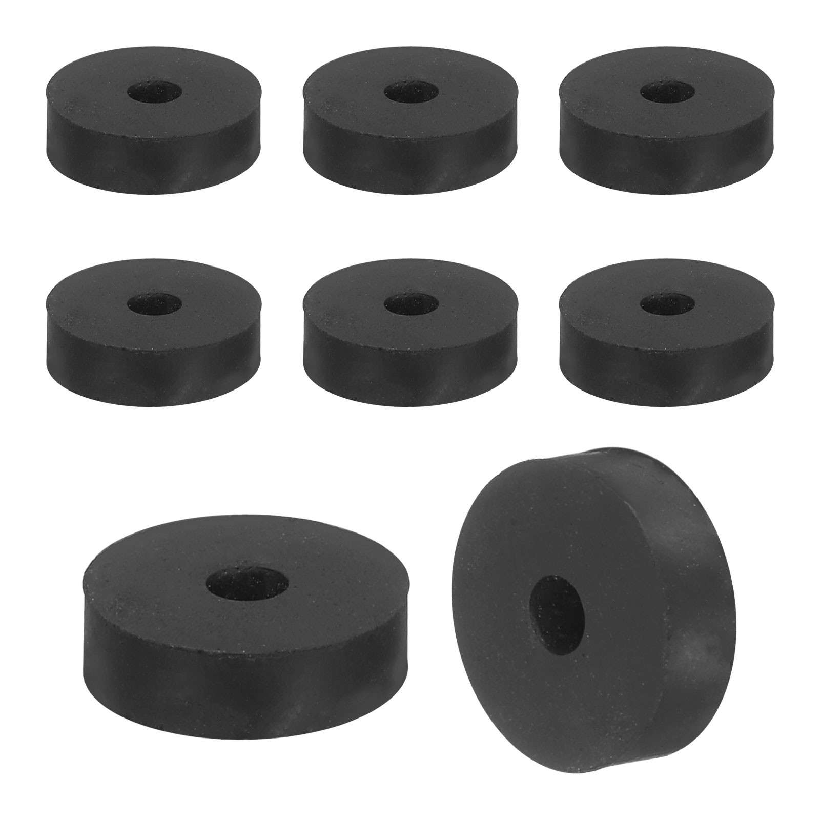 36Pcs Thick Rubber Spacer, 1/2 Inch OD x 3/16 Inch ID x 3/16 Inch Thickness