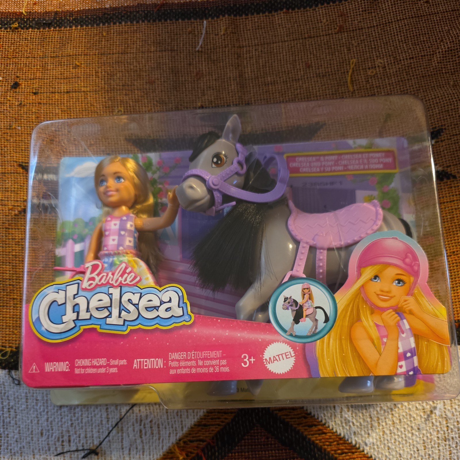 Barbie Chelsea - Chelsea 14 cms Doll & Pony Horse Playset - NEW & SEALED