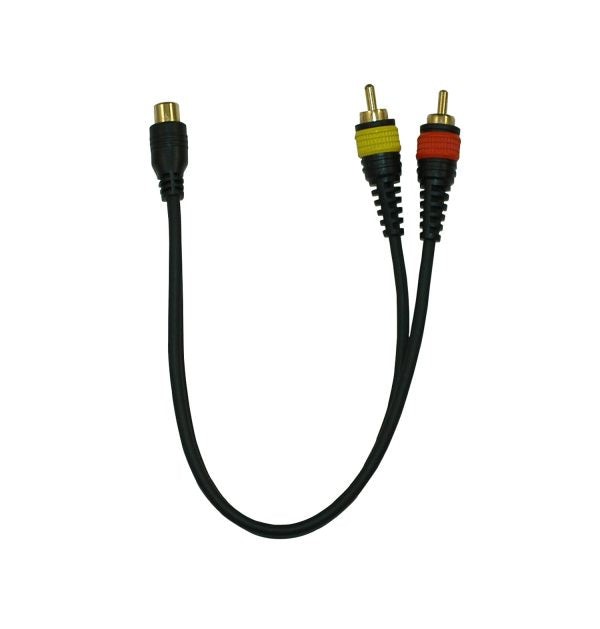 Peavey PV® Y Cable 1' - 1) RCA F to 2) RCA M