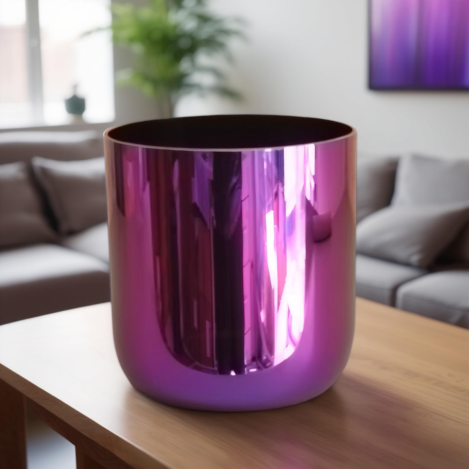 Cosmic F Heart Chakra Quartz Crystal Singing Bowl - Meditation Sound Therapy 7"