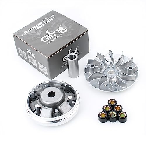  GY6 125cc 150cc Variator Kit, Front Clutch Drive Pulley with 13g Roller 